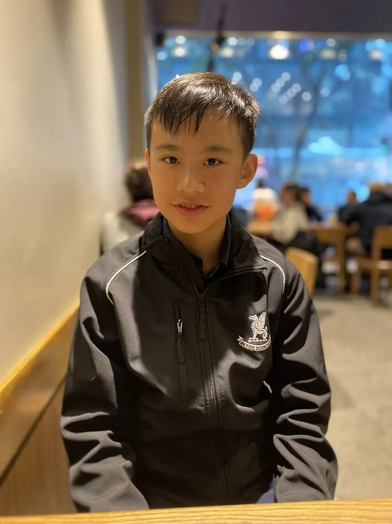 Kent in his Newington College jacket